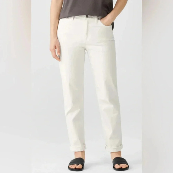 EILEEN FISHER STRAIGHT LEG JEAN - Picture 1 of 5